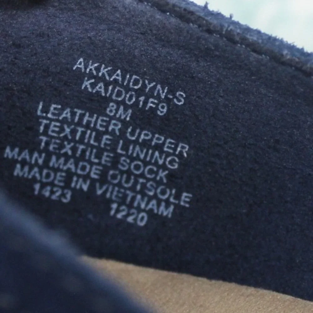 ANNE KLEIN Navy Blue Suede Espadrille Flats‎ Studded Detail Slip On Shoes 8M